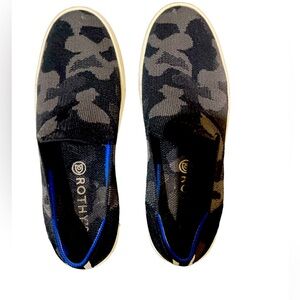 ROTHY’S Grey Camo Original Slip On Sneakers Size 9